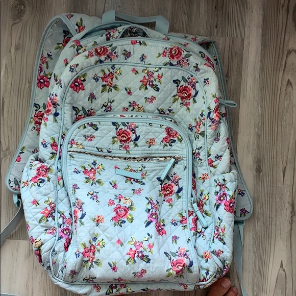 light blue vera bradley backpack